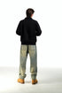 BEASTER Embroidered Pattern Long-sleeved Polo Shirt